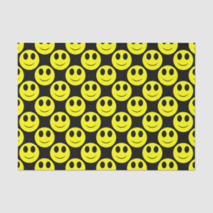 Big Yellow Happy Face Allover Tissue Paper