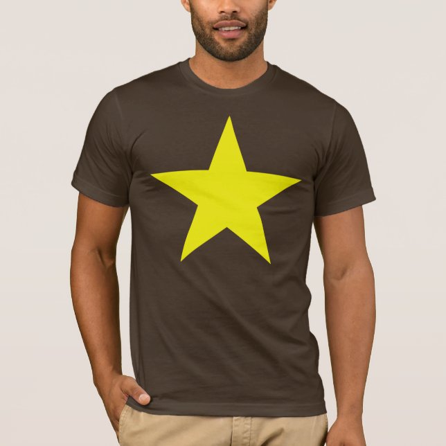 Big Yellow Star T-Shirt (Front)