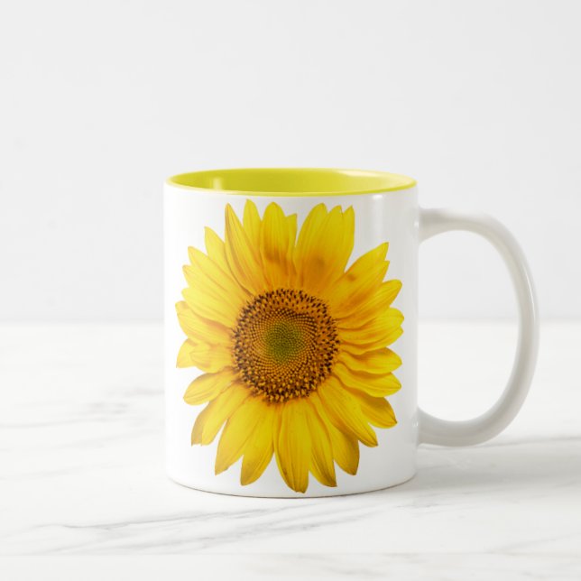 big yellow sunflower Mug (Right)