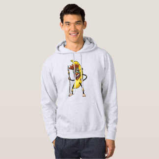 Big Yellow Tribal Masked Banana Hoodie