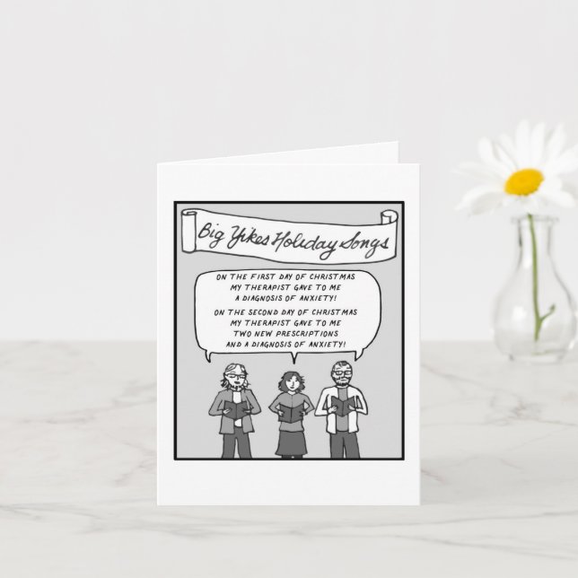 Big Yikes Holiday Card: 12 Days of Christmas Card (Small Plant)