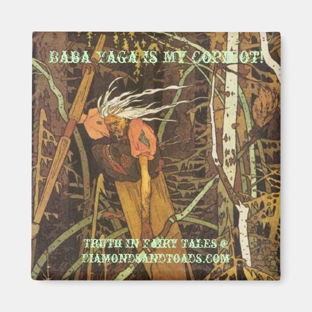 bigbaba, Baba Yaga Is My Copilot!, Truth In Fai... Magnet (Front)