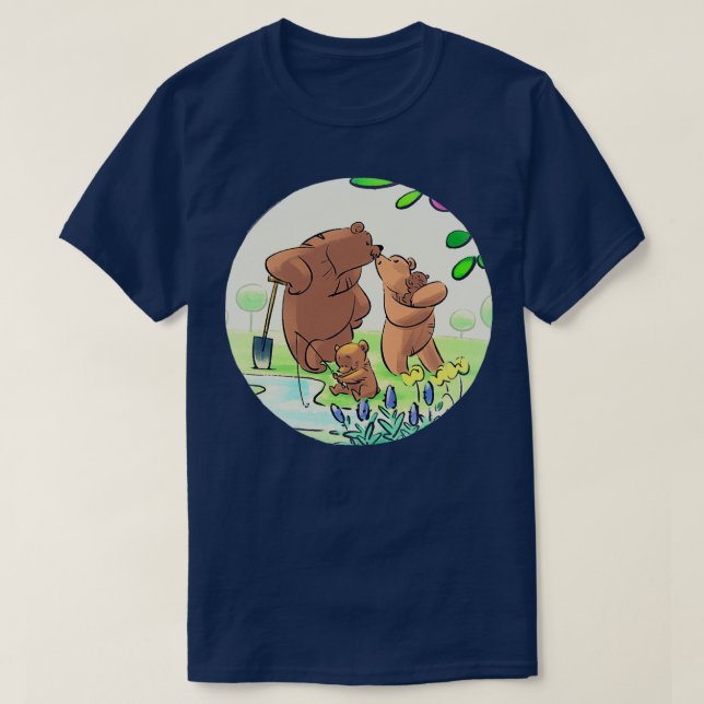BigBear Family Triblend  T-Shirt (Design Front)