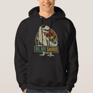 Bigbrosaurus T Rex Dinosaur Big Bro Saurus Brother Hoodie