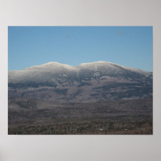 Bigelow "Indian Maiden" Mountain Range, Maine Poster