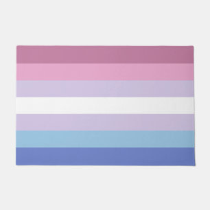 Bigender Flag  Doormat