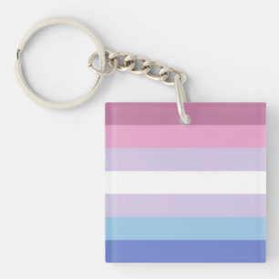 Bigender Flag Key Ring