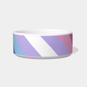 Bigender Pride, Striped Print, LGBTQ Pride Bowl