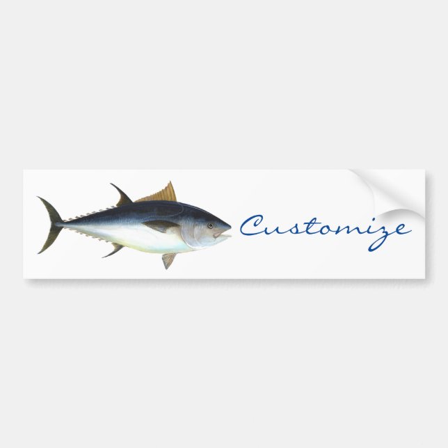Bigeye Tuna Style Thunder_Cove Bumper Sticker (Front)