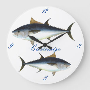 Bigeye Tuna Style Thunder_Cove Large Clock