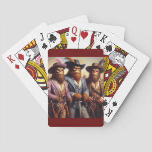 Bigfoot 3 Musketeers Playing Cards