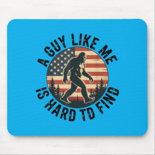 Bigfoot 4th July Patriotic Sasquatch Humour Graphi Mouse Pad