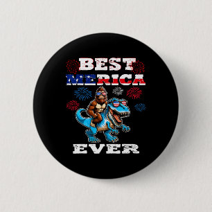 Bigfoot 4th Of July 1776 Boys American Flag Men Wo 6 Cm Round Badge