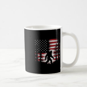 Bigfoot 4th Of July American Usa Flag Patriotic Ki Coffee Mug