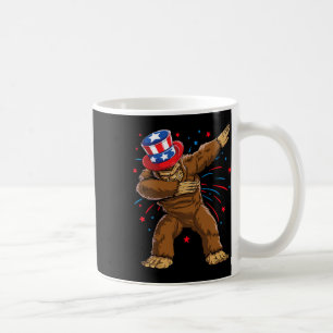 Bigfoot 4th Of July Shirts Sasquatch American Flag Coffee Mug