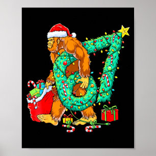 Bigfoot 67 Meme Christmas Tree 67 Baseball Lifesty Poster