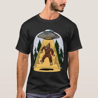 Bigfoot Alien Abduction T-Shirt