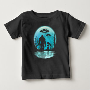 Bigfoot Alien UFO Disclosure Conspiracy Gift Baby T-Shirt