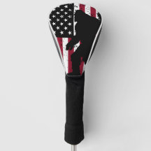 Bigfoot American Flag Patriotic Sasquatch