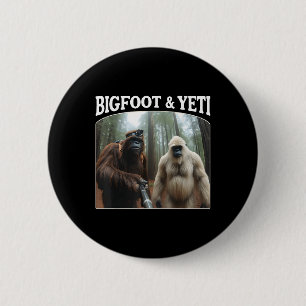 Bigfoot & Yeti Funny Sasquatch Bigfoot Vlogs F 6 Cm Round Badge