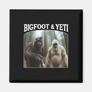Bigfoot & Yeti Funny Sasquatch Bigfoot Vlogs F Magnet