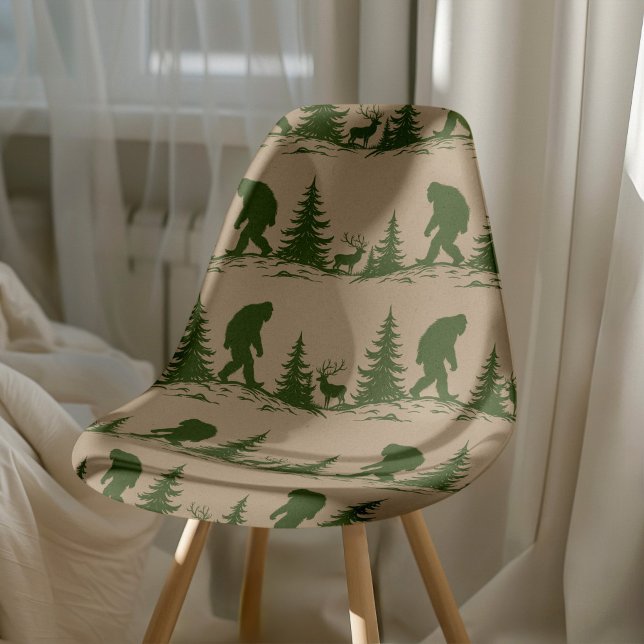 Bigfoot And Deer Tissue Paper For Decoupage (This is a mockup, your design may appear larger/smaller depending on size of decoupage piece.)