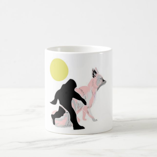 Bigfoot and paranormal animals coffee mug (Center)