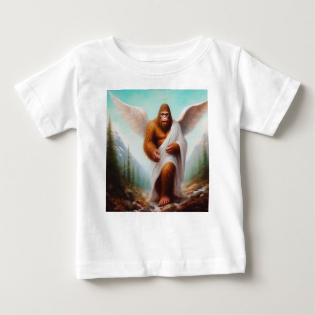 Bigfoot Angel Baby T-Shirt (Front)