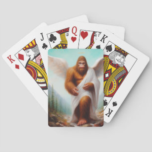 Bigfoot Angel Playing Cards