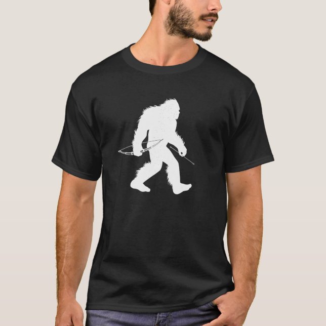 Bigfoot Archery Shirt Bow Archer Cryptid Sasquatch (Front)