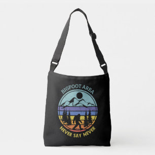 Bigfoot Area retro style Crossbody Bags
