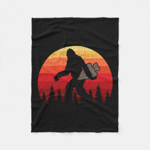 Bigfoot Arrowhead Hunting Indian Arrowhead Collect Fleece Blanket