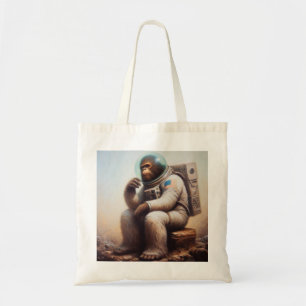 Bigfoot Astronaut Tote Bag