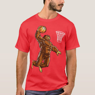 Bigfoot Basketball for Men Women Boys Girls Kids T-Shirt