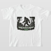 Bigfoot Believe In Yourself Kids Funny Sasquatch