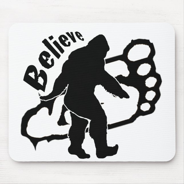 Bigfoot Believe Mouse Pad (Front)