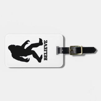 Bigfoot BELIEVE Sasquatch Luggage Tag