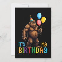 Bigfoot Birthday Party - It’s My Birthday