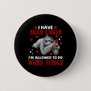Bigfoot Blood Cancer Awareness Apparel I Allow To 6 Cm Round Badge