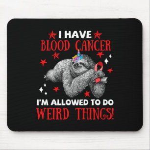 Bigfoot Blood Cancer Awareness Apparel I Allow To Mouse Pad
