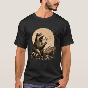 Bigfoot Blowing Wishes Dandelion Vintage Sasquatch T-Shirt