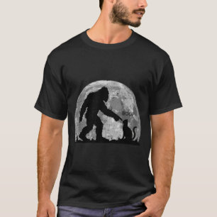 Bigfoot Boop Cat Moon Funny Sasquatch Meme Men T-Shirt