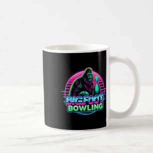 Bigfoot Bowling Funny Sasquatch Bowler Alley Pin G Coffee Mug
