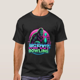 Bigfoot Bowling Funny Sasquatch Bowler Alley Pin G T-Shirt