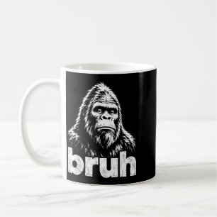 Bigfoot Bro Funny Sasquatch Meme Vintage Art Lover Coffee Mug