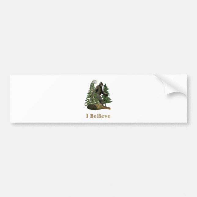 Bigfoot Bumper Sticker (Front)