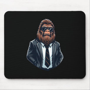 Bigfoot Businessman - Cool Funny Sasquatch Mouse Pad