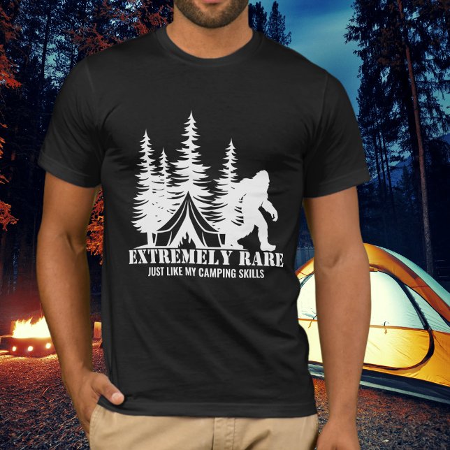 BigFoot Camping Forest Extremely Rare Funny Custom T-Shirt (Creator Uploaded)