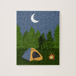 BigFoot Camping  Jigsaw Puzzle