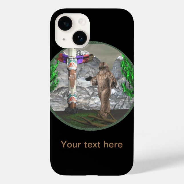 Bigfoot Case-Mate iPhone Case (Back)